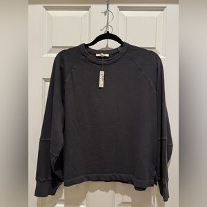 Madewell Relaxed Long-Sleeve Raglan Tee Size Medium